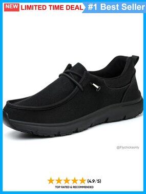 Waterproof Non Slip Slip On Work Loafers Comfort Walking Shoes